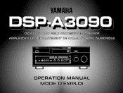 Yamaha DSP-A3090 Owner's Manual