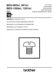 Brother International BES-960BC Parts Manual - English