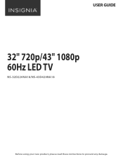 Insignia NS-32D220NA18 User Guide