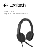 Logitech H540 Getting Started Guide
