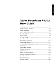 Xerox P1202 User Guide