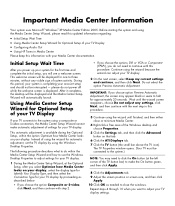 HP Media Center m1100 Important Media Center Information: iTunes