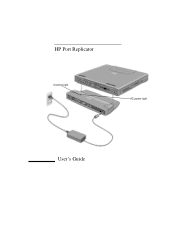 HP OmniBook XE2-DE HP OmniBook XE Port Replicators User's Guide - 5969-2851