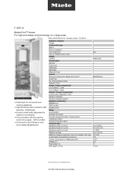 Miele F 2661 Vi Product sheet