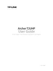 TP-Link Archer T2UHP Archer T2UHPUN V1 User Guide