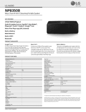 LG NP8350B Specification - English