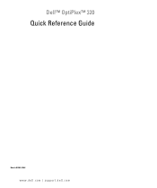 Dell 320N Quick Reference Guide