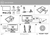 Dell E2219HN Monitor - Quick Setup Guide