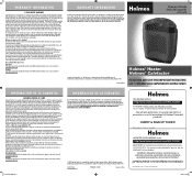 Holmes HCH4062B Instruction Manual