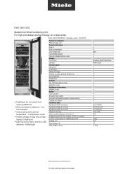 Miele KWT 2661 SFS Product sheet