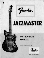 Fender 1959 Jazzmaster Owner Manual