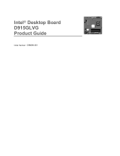 Intel D915GLVG Intel Desktop Board D915GLVG Product Guide