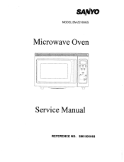 Sanyo EM-Z2100GS Service Manual