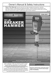 Harbor Freight Tools 62811 User Manual