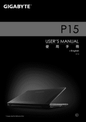 Gigabyte P15F v2 Manual