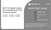 Motorola L514BT Quick Start Guide