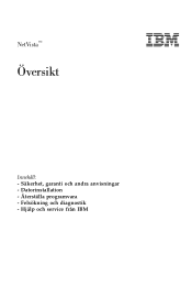 Lenovo NetVista (Swedish) Quick reference guide