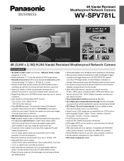 Panasonic WV-SPV781L WV-SPV781L Spec Sheet