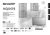 Sharp LC-70TQ15U Operation Manual