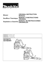 Makita EB7660WH EB7660TH EB7660WH Instruction Manual