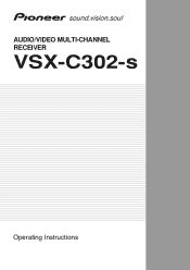 Pioneer VSX-C302-S User Manual