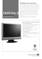 ViewSonic VA2012W Brochure