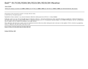 Dell E1713S User Guide