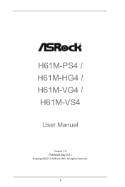 ASRock H61M-HG4 User Manual