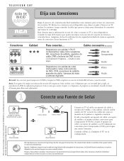 RCA 20v504t Quick Start Guide (Spanish)
