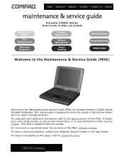 HP Presario 12XL Models XL300, XL300A, and XL300B - Maintenance & Service Guide Presario 1200XL Series