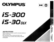 Olympus IS 300 Instruction Manual