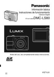 Panasonic DMC-LS80S Digital Camera - Spanish