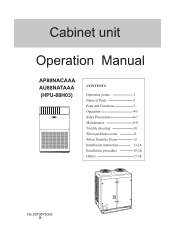 Haier HPU-88H03 User Manual