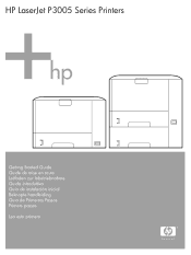 HP P3005n HP LaserJet P3005 - (Multiple Language) Getting Started Guide
