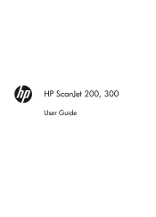 HP Scanjet 300 User Guide