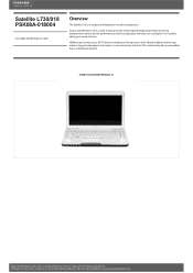 Toshiba Satellite L730 PSK08A-018004 Detailed Specs for Satellite L730 PSK08A-018004 AU/NZ; English