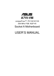 Asus A7VI-VM Motherboard DIY Troubleshooting Guide