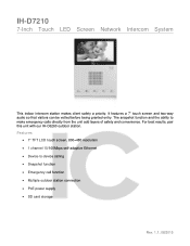 IC Realtime IH-D7210 Product Datasheet