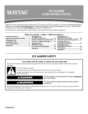 Maytag MIM1554XRS Owners Manual