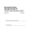 Xerox 490ST System Administration Guide