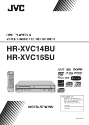 JVC HR-XVC15S Instructions