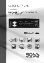 Boss Audio 750BRGB User Manual