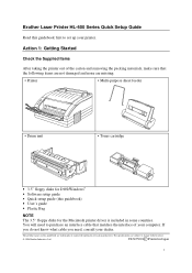 Brother International HL-645M Quick Setup Guide - English