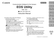 Canon EOS-1D C EOS Utility Ver.3.0 for Macintosh Instruction Manual