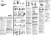 Sony MDR-RF912RK Operating Instructions