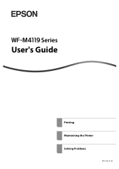 Epson WorkForce Pro WF-M4119 Users Guide