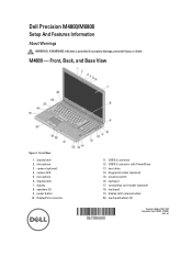 Dell Precision M4800 Setup Guide