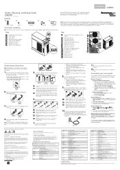 Lenovo 62 Safety, Warranty and Setup Guide - Lenovo 62 Desktop