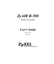 ZyXEL B-500 User Guide