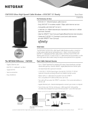 Netgear CM1000-1AZNAS Product Data Sheet